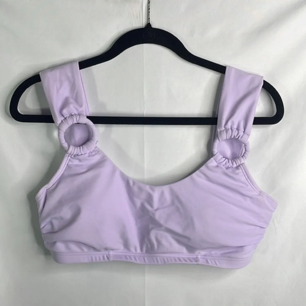 Gabifresh x swimsuits for all lavender swim top